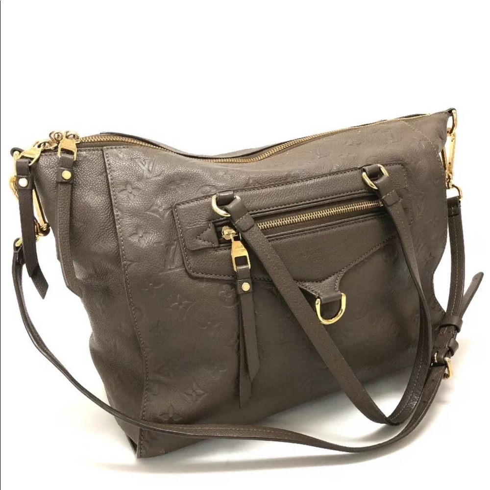 Louis Vuitton Lumineuse PM Empreinte Monogram brown shoulder crossbody